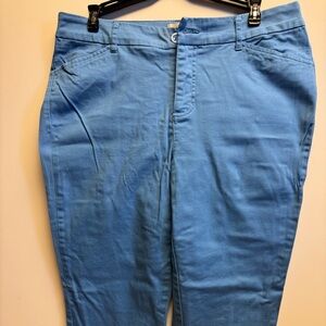 St. John's Bay Light Blue Cotton Pants